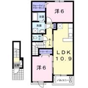ベロー グロリオサⅡの間取り画像