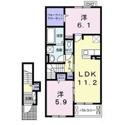 ティエラ ボニート Bの間取り画像