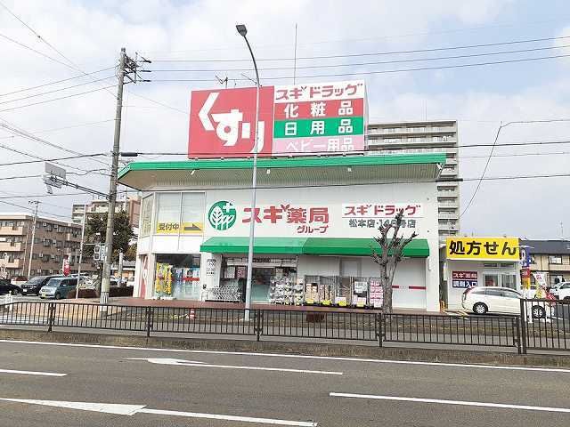 近くのスギ薬局 松本店まで1,000m(徒歩13分)