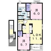 プロムナード滝谷の間取り画像