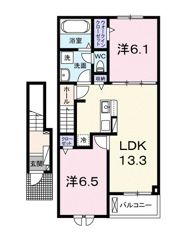 オリュザAの間取り画像