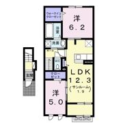 グランツBの間取り画像