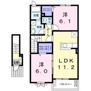 HappyHappinessⅠの間取り画像