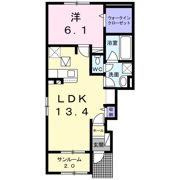 フィオーレⅡの間取り画像