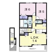サン ベル Ⅰの間取り画像