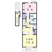 コーシンアール Aの間取り画像