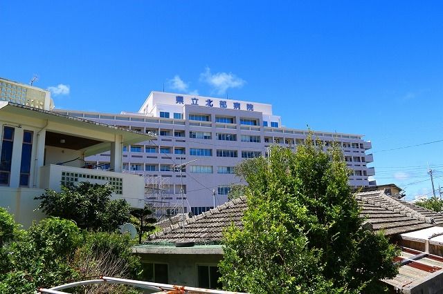 近くの県立北部病院まで1,800m（徒歩23分）