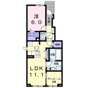 サニー・ビレッジ Ⅱの間取り画像