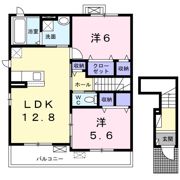 フォレスト ソレイユⅢの間取り画像