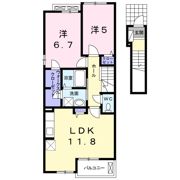 M・プラム Ⅱの間取り画像