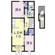 ヴィラ プレジー Ⅱの間取り画像
