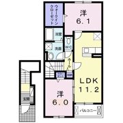 シェラメス Ⅰの間取り画像