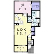 クレールⅣ Aの間取り画像