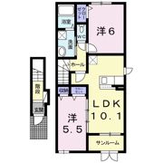 ベル クレールの間取り画像