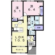 エスポワールの間取り画像