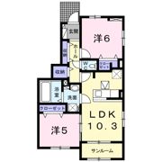 フェリーチェ Aの間取り画像