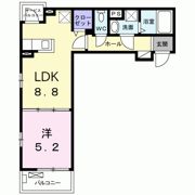 ジェルメ 壱番館の間取り画像
