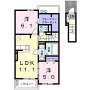 シャトレーポワリエ Ⅳ Bの間取り画像