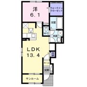 サニープラシードDの間取り画像