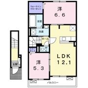 St．メゾン．DⅡの間取り画像