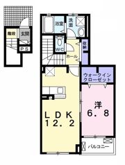 ハイネAの間取り画像