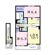 ハイネCの間取り画像