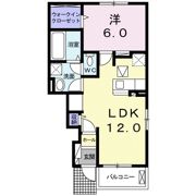 カーサ プリート Aの間取り画像