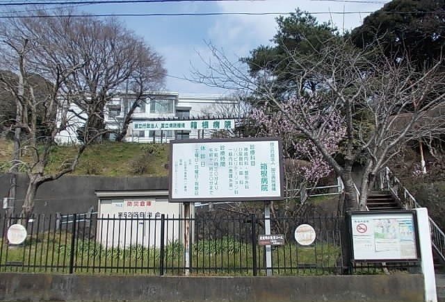 近くの箱根病院まで500m（徒歩7分）