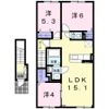 cielo Ⅱの間取り画像