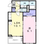 シャルマン唐橋南の間取り画像