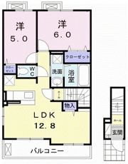 紫陽花・Ⅴの間取り画像