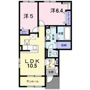 ラ・フランセ23の間取り画像