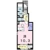 アンジュー北吉井 Bの間取り画像