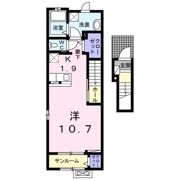 アンジュー北吉井 Bの間取り画像