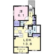 アール ブリーゼ Bの間取り画像
