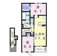 レジデンス ツツミの間取り画像