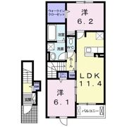 ヴェール ポポラの間取り画像