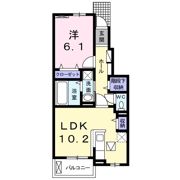 プロムナードBの間取り画像