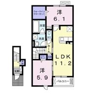ベルフルールの間取り画像