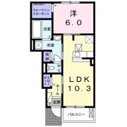 デリスドール Ⅰの間取り画像
