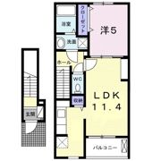 シャルールメゾン K・M B棟の間取り画像