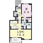 グラシーヌ Ⅱの間取り画像