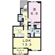 グラシーヌ Ⅱの間取り画像