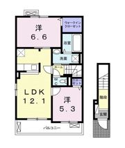 プランドール スギAの間取り画像