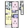 ドミールⅠの間取り画像