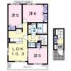 シェモア Ⅱの間取り画像