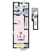 クラール東村 Fの間取り画像