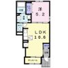 クラール東村 Aの間取り画像
