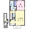 クラール東村 Aの間取り画像