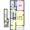 クラール東村 Bの間取り画像